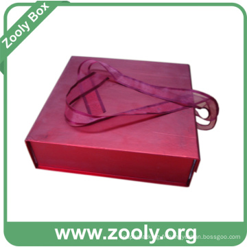 Boîte cadeau en papier métallique / Boîte à souvenir pliable